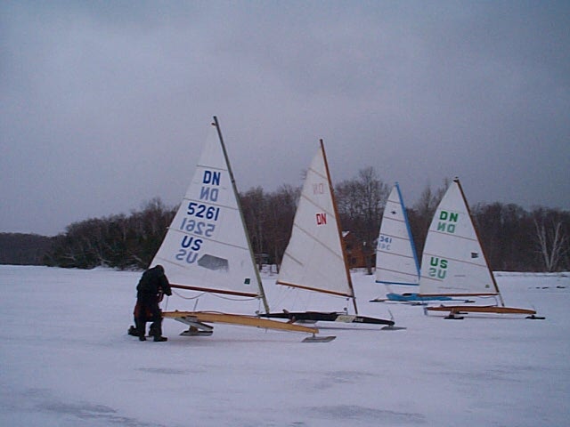 Break Time on Friday, 03/12/04 at Torch Lake, MI