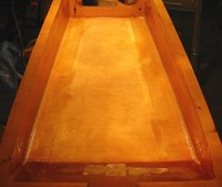 6-inch glass tape floor-side