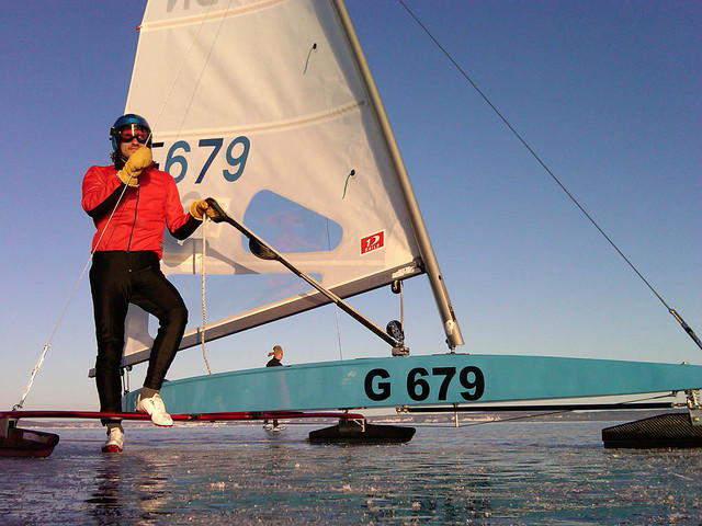 Martin Schneider (G-679) waiting to start Thursday