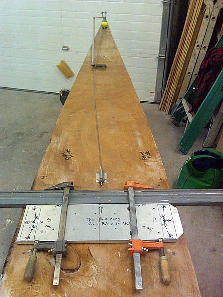 Plank hardware locating jig