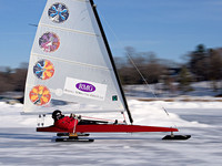 Fire on Ice - Sat "Button Boat" at speed.