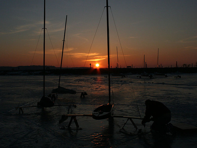 Sunset at The Pickle Factory, Pepin WI