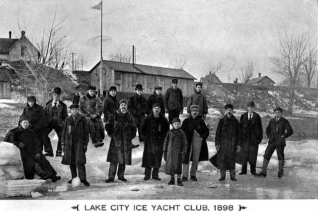 Lakce City Ice Yacht Club 1898