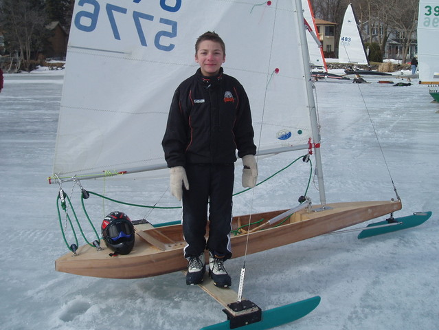 Having fun on the ice