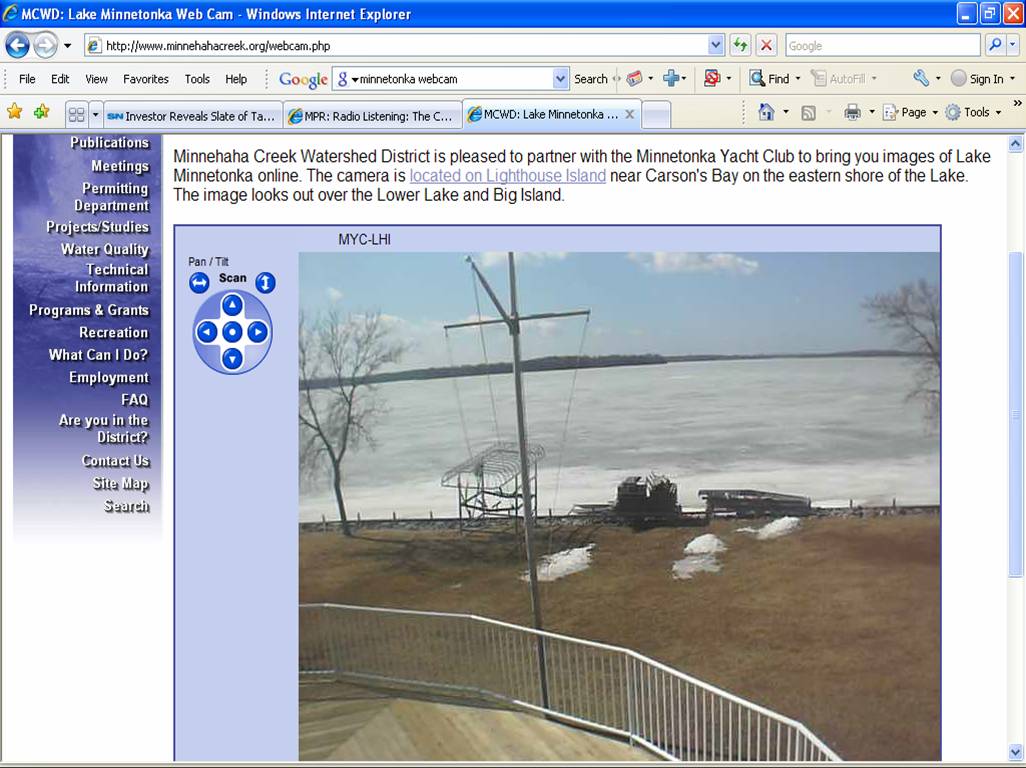 minnetonka webcam